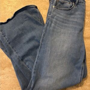 Stretchy Wide Leg Jeans